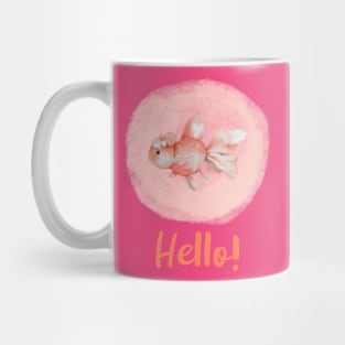 Watercolor Fish - Hello Mug